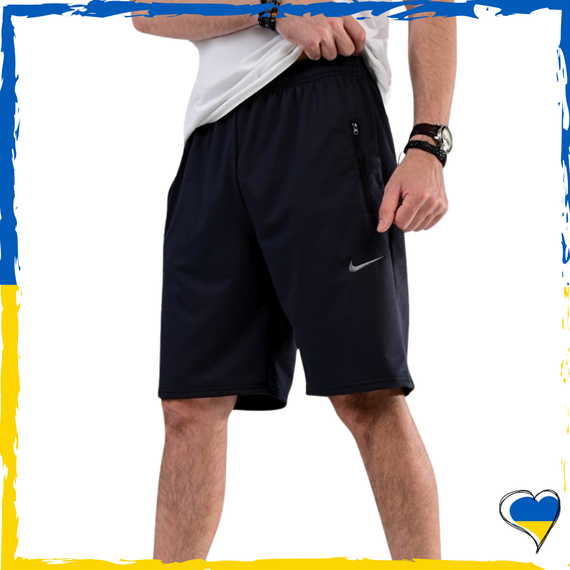 Шорти Nike найк чорні чоловічі трикотажні XL-5XL