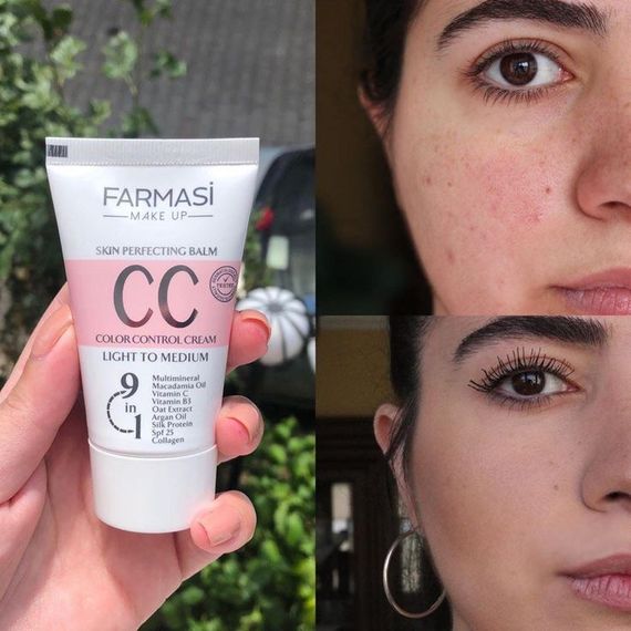 Тонирующий СС крем увлажняющий 9 в 1 Farmasi 02 Светлый 50 мл | Зображення 1