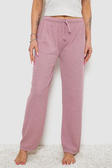 Штани жіночі домашні, колір пудровий, 238R58220-2