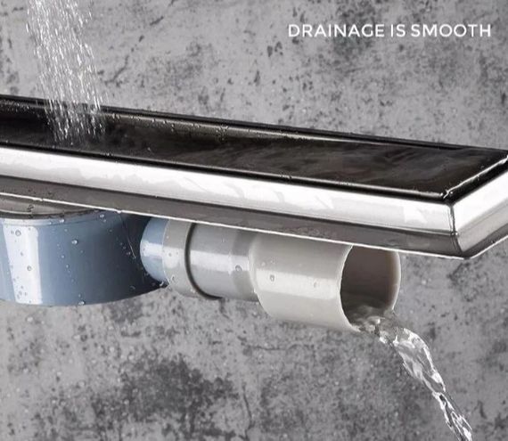 Душовий трап Gappo 70х300 мм, нержавіюча сталь G83007-4 | Зображення 3