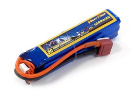 Акумулятор для страйкбола Giant Power (Dinogy) Li-Pol 1300 мАг 11.1 В 96x20x24 мм T-Plug 25C