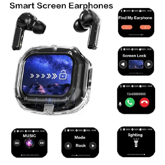 Навушники з вбудованим мікрофоном bluetooth TWS, Блютуз навушники, Бездротові YL-471 навушники touch | Зображення 1