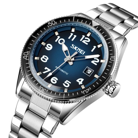 Skmei 9232SSIBU Silver/blue-steel strap | Зображення 1