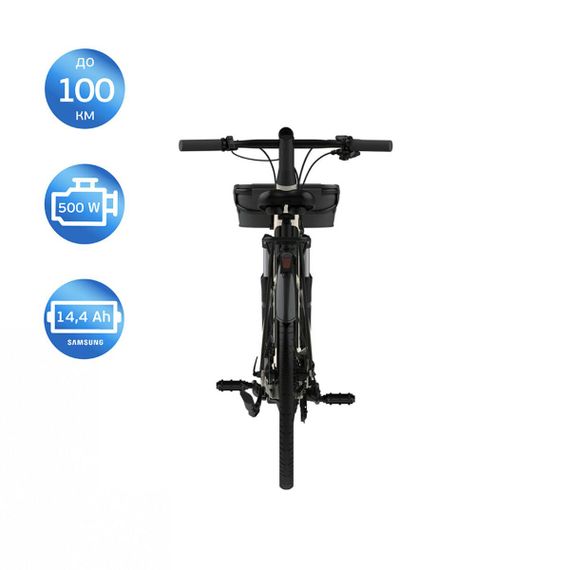 Електровелосипед OKAI EB10 Beige 28', 250(500)W, 14.4Ah, 100km, 25km\h, NFC, App, 29kg | Зображення 1