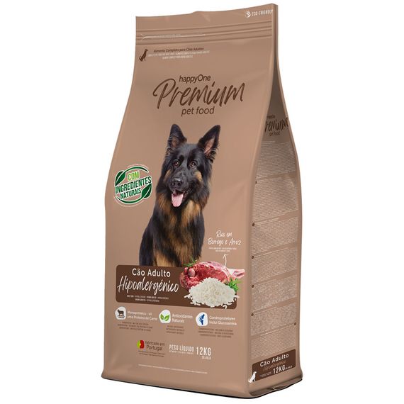 Happy One Premium Adult Dog Hypoallergenic сухий корм гіпоалергенний для дорослих собак 12 кг