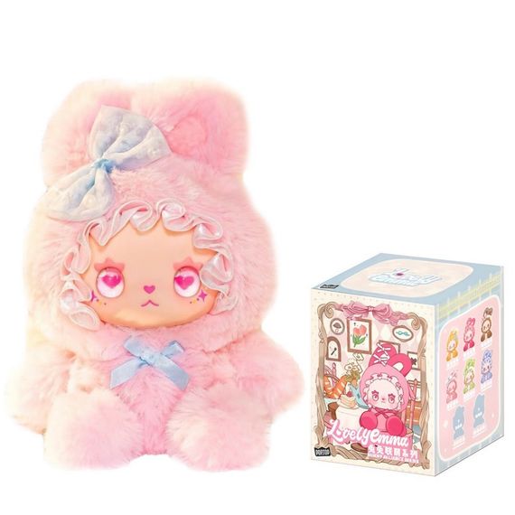 Коллекционная мягкая игрушка с кольцом "Зайчики" POP TOP Lucky Emma MJ-000090 серии "Lovely Emma"