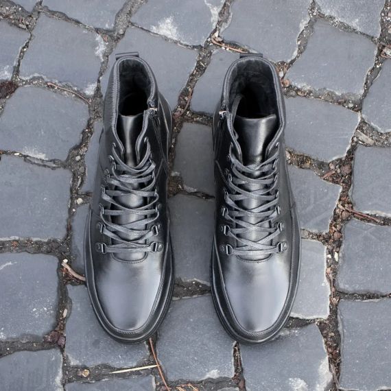 Зимние кеды из натуральной кожи 46 размер, большие размеры 47 | Зображення 3