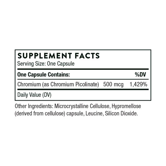 Chromium Picolinate - 60 caps | Зображення 1