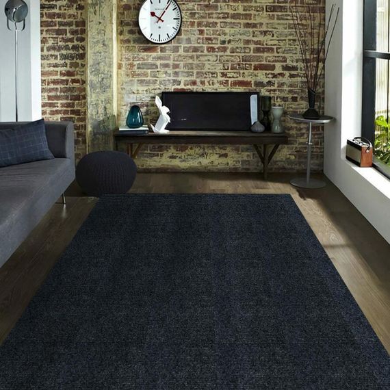 Самоклеящаяся плитка под ковролин черная 300х300х4,5мм SW-00001423 | Зображення 4