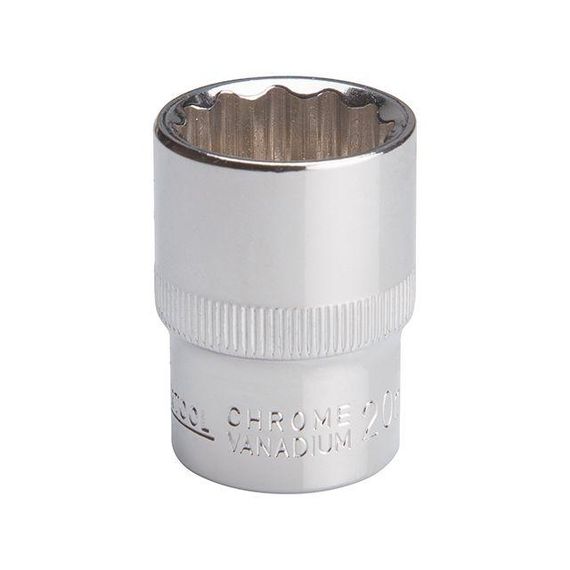 Головка дванадцятигранна 1/2", 20 мм INTERTOOL ET-02201 | Зображення 1