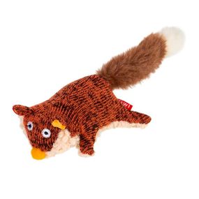 Іграшка для собак Лисиця з пищалкою GiGwi Plush текстиль 9 см