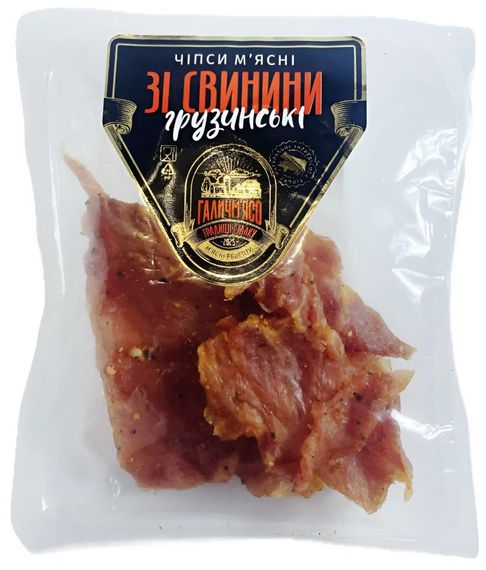 Чипсы мясные из свинины грузинские Галичмясо 50 г