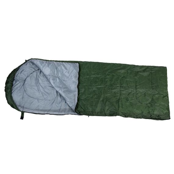 Спальний мішок водонепроникний з капюшоном, хакі | Зображення 1