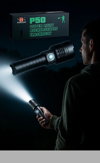 Ручний ліхтар A90-P50 Компактний акумуляторний USB-ліхтар XPRO (47909-a90-P50_222) | Зображення 4
