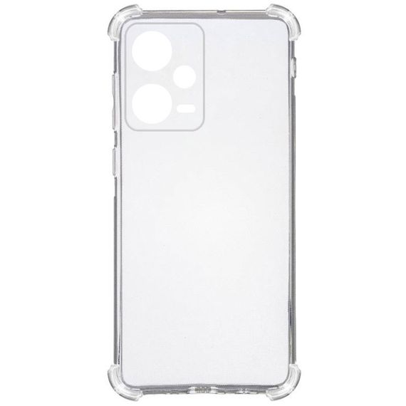 TPU чохол GETMAN Ease logo посилені кути Full Camera для Xiaomi Redmi Note 12 Pro 5G Безбарвний (прозорий)