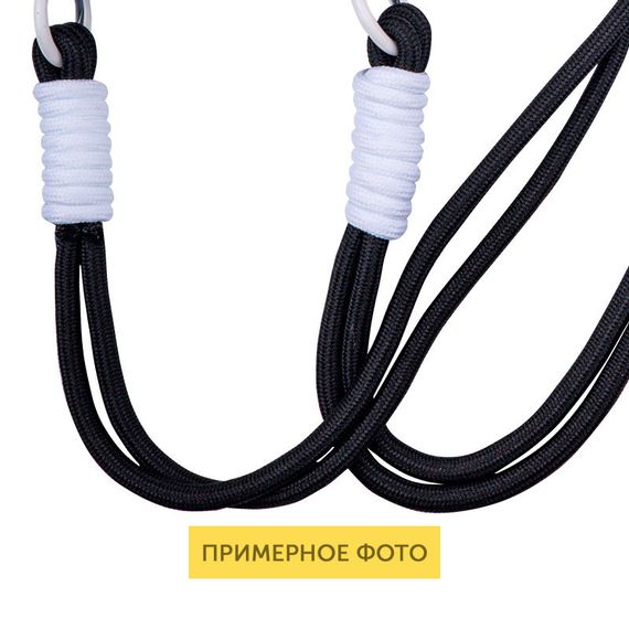 Чехол TPU CrossBody with straps для Apple iPhone 16e (6.1") Black | Зображення 4