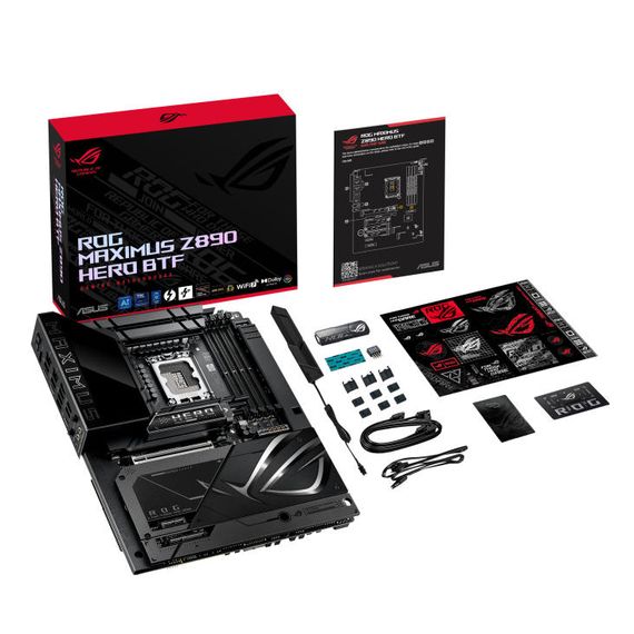 Материнcька плата ASUS ROG MAXIMUS Z890 HERO BTF s1851 Z890 4xDDR5 M.2 Thunderbolt HDMI Wi-Fi BT ATX BTF 90MB1KG0-M0EAY0 | Зображення 1