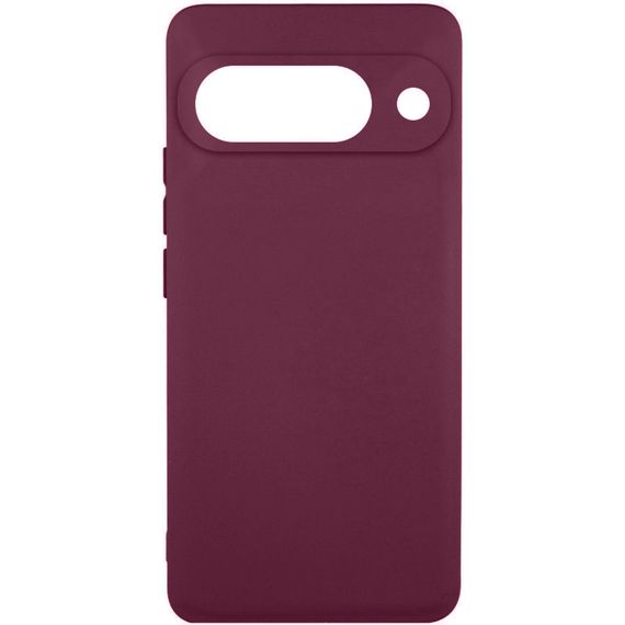 Чохол Silicone Cover Lakshmi Full Camera (AAA) для Google Pixel 9a Бордовий / Plum