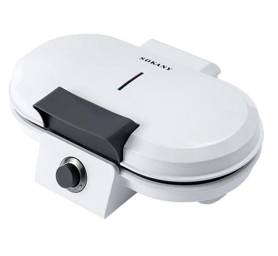 Вафельниця Sokany для бельгійських вафель 1200 Вт універсальна електровафельниця KJ-510 | Зображення 1
