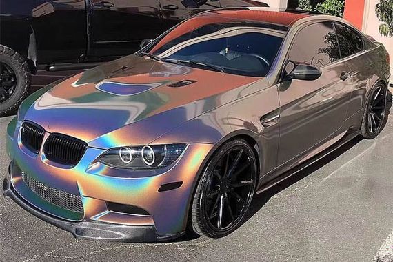 Накладка на передній бампер Lip V-Style (для M3, Карбон) для BMW 3 серія E-90/91/92/93 2005-2011 рр | Зображення 3