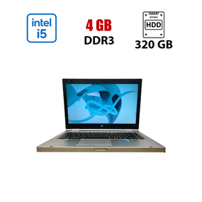 Ноутбук HP EliteBook 8470p / 14" (1366x768) TN / Intel Core i5-3230M (2 (4) ядра по 2.6 - 3.2 GHz) / 4 GB DDR3 / 320 GB HDD / Intel HD Graphics 4000 / WebCam б/в