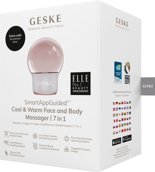 Масажер для обличчя і тіла GESKE Cool&Warm Face and Body Massager 7в1 starlight | Зображення 7