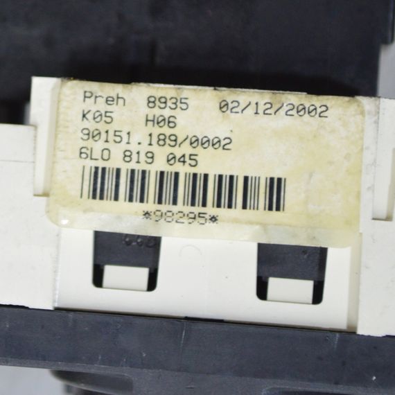 Блок управління клімат контролем Seat Ibiza III 02-08 регулятор пічки кондиціонера Сеат Ібіца 3 6L0819045 | Зображення 2
