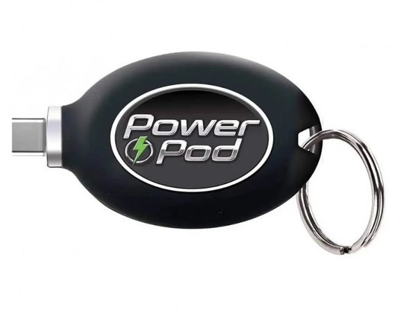 Powerbank – брелок для ключів Power Pod Emergency Charge 800 mAh Роз'єм Lighting для айфона | Зображення 1