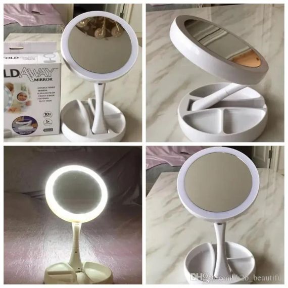 Дзеркало для макіяжу з LED підсвічуванням My Foldaway Mirror | Зображення 8