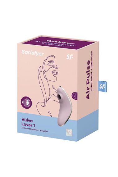 Вакуумний вібратор Satisfyer Vulva Lover 1 Рожевий, 11 режимів стимуляції, водонепроникний | Зображення 5