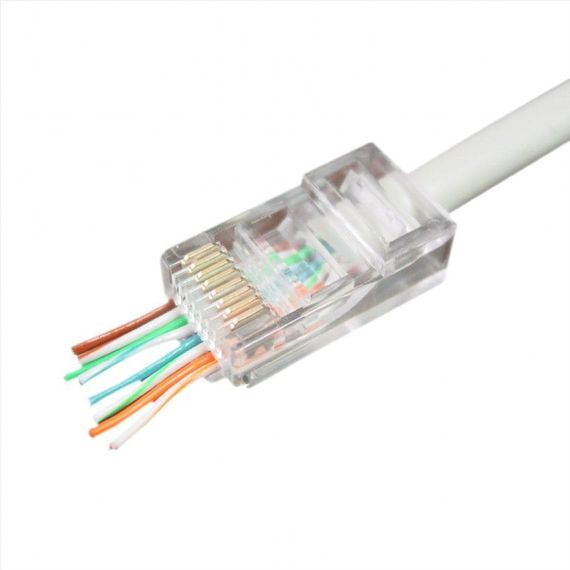 Конектор Cablexpert LC-PTU-01/10, позолочені контакти (10 шт)