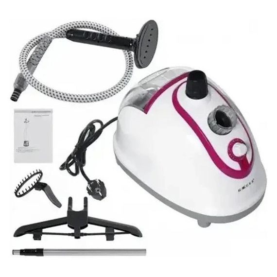 Відпарювач для одягу вертикальний RAF R.3039 із стійкою для одягу 1800 Вт. CJ-246 Колір: рожевий