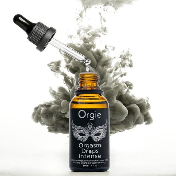 Збуджувальні краплі для клітора Orgie Orgasm Drops Intense, 30 мл, тепло-холод, смак яблука Sex Aura | Зображення 3