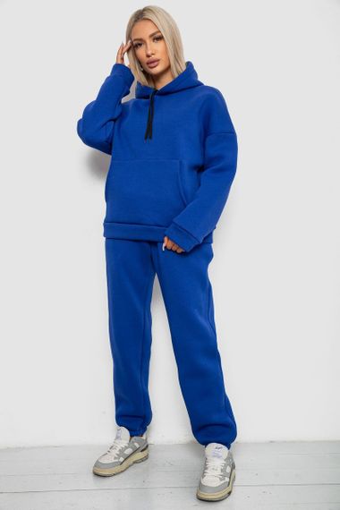 Спортивный костюм женский на флисе, цвет электрик, 238R5726 | Зображення 2