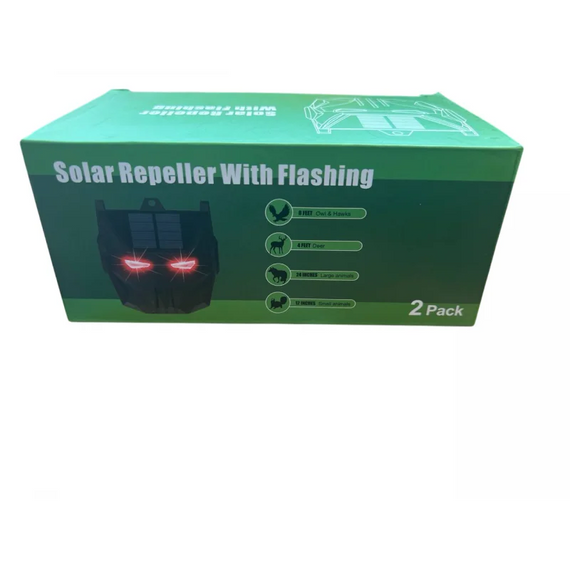 Відлякувачі тварин "Нічний захист" BaseTech 2 штуки Solar Repeller With Flashing | Зображення 3