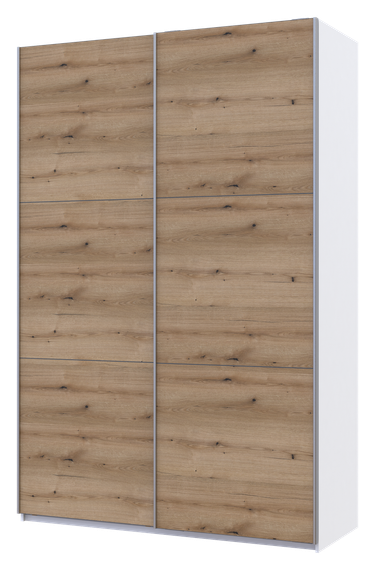 Шкаф-купе двухдверный Doros G-Caiser 160х60х240 см Белый/Дуб евок (DRS-011022) | Зображення 1