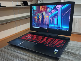 Ноутбук HP OMEN 15,6"FHD 120Гц/i7-7700HQ/8Gb/GTX-1050Ti 4GB/128GB+1TB