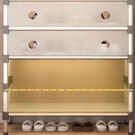 Полиця для взуття SKLM-34-LT6205 чорно-біла 6 полиць | Зображення 1
