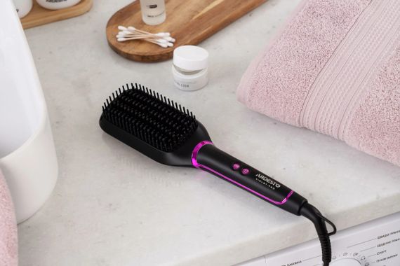 Щетка-выпрямитель для волос Ardesto Violet Pro HSB-Y220PRO 50 Вт черный | Зображення 6