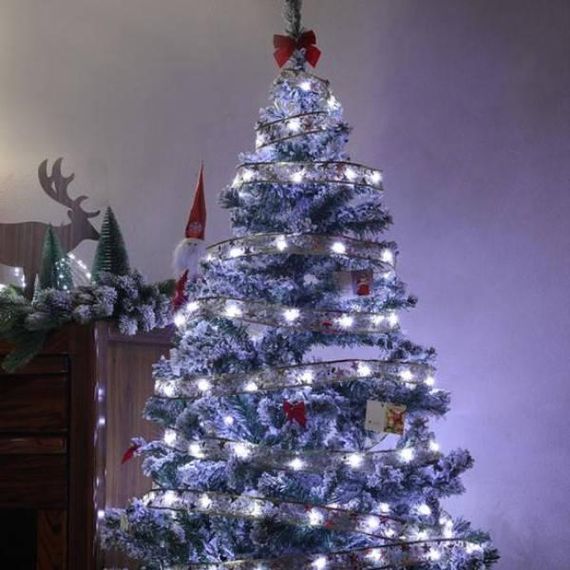 Гірлянда широка у вигляді стрічки 100Led 10м Christmas Decoration Білий