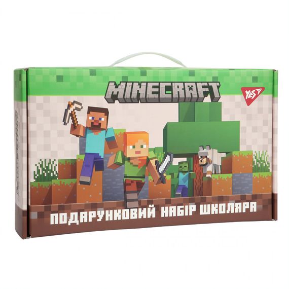 Набір канцелярії Подарунковий набір школяра Minecraft YES 450246 Різнокольоровий shop (5056574474483)