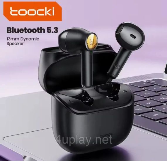 Беспроводные наушники Toocki TWS Bluetooth 5.3 ENC | Зображення 4
