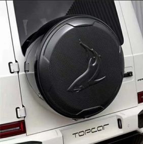 Накладка на запасне колесо Topcar-Style (Карбон) для Mercedes G сlass W463 1990-2018 рр