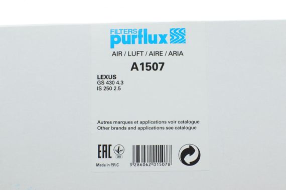 Фільтр повітряний Lexus GS IS 05-15 A1507 | Зображення 3