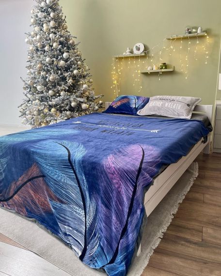 Постільна білизна плюшева євро Dushka Home 20694 200х220 см | Зображення 1