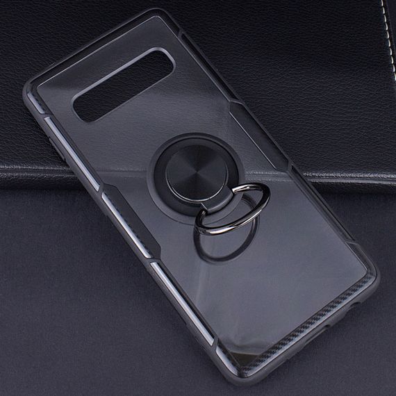 Чохол бампер Primolux Ring Magnetic Stand для смартфона Samsung Galaxy S10 (SM-G973) - Black | Зображення 8