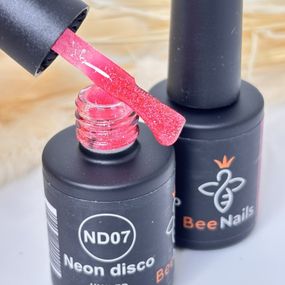 Светоотражающий гель-лак Bee Nails Neon Disco №07 8мл