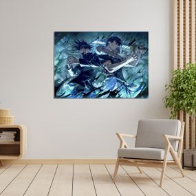 Плакат-постер з принтом Кавун Jujutsu Kaisen Магічна битва Fushiguro Megumi Фушігуро Мегумі Фушігуро Тоджі A4 ПЛ000761(A4)