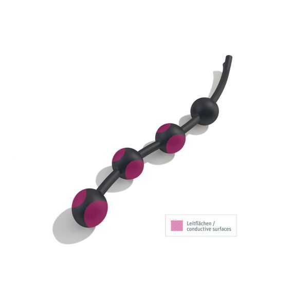 Анальные шарики Mystim Booty Garland L для электростимулятора sexstyle | Зображення 3