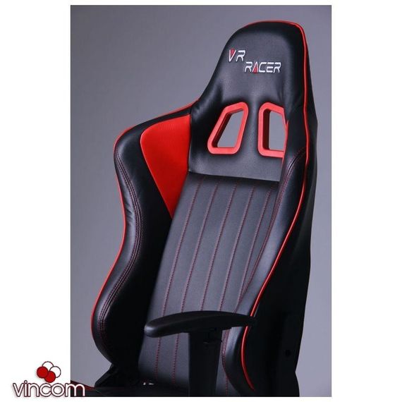 Кресло геймерское Amf VR Racer Shepard черныйкрасный | Зображення 1